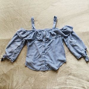 Cold-Shoulder Blouse